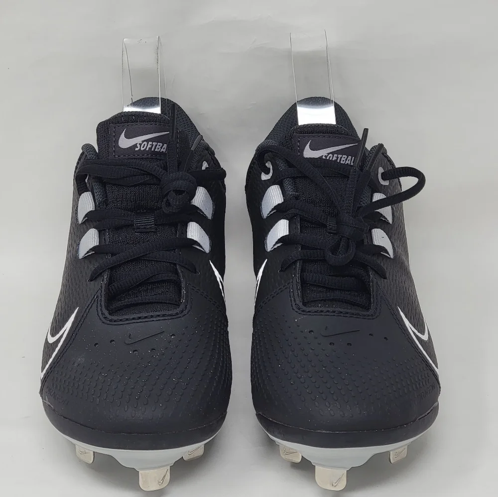 Nike Hyperdiamond 4 Pro Metal Softball Cleats Black CZ5920-010 Womens Size 8 New